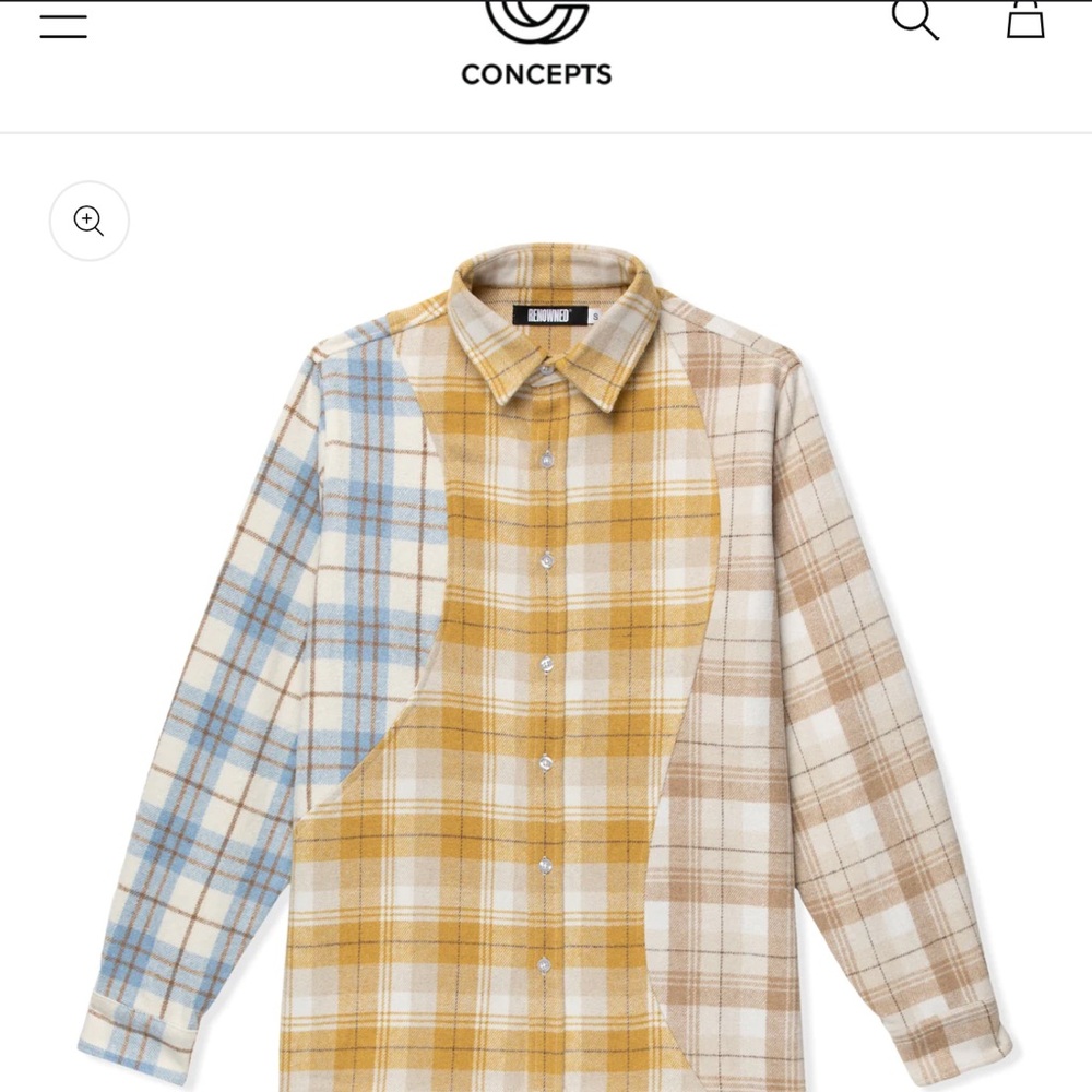 Super cute 100% cotton plaid jacket/shirt. Size medium.